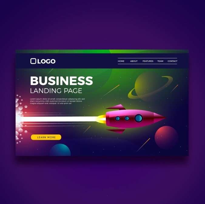 landing page web design