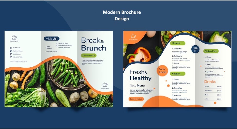 modern brochure design