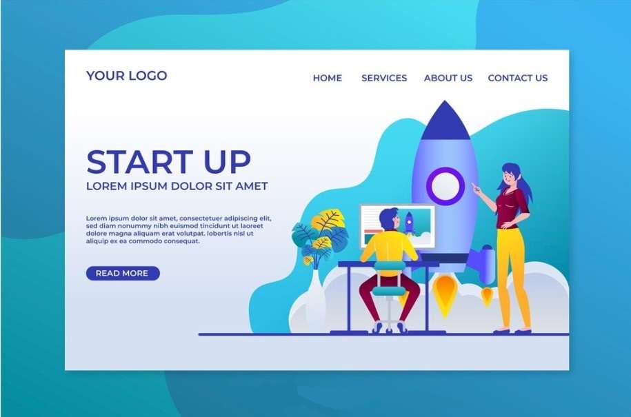 startup website design by tvmservices