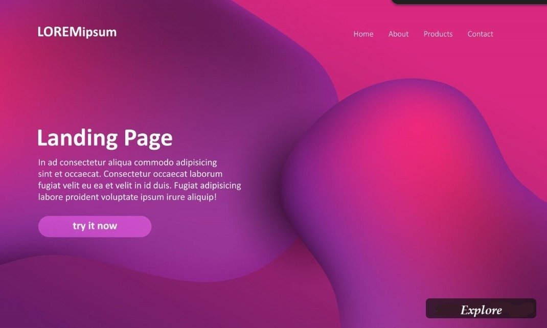 gradient and overlays in website design